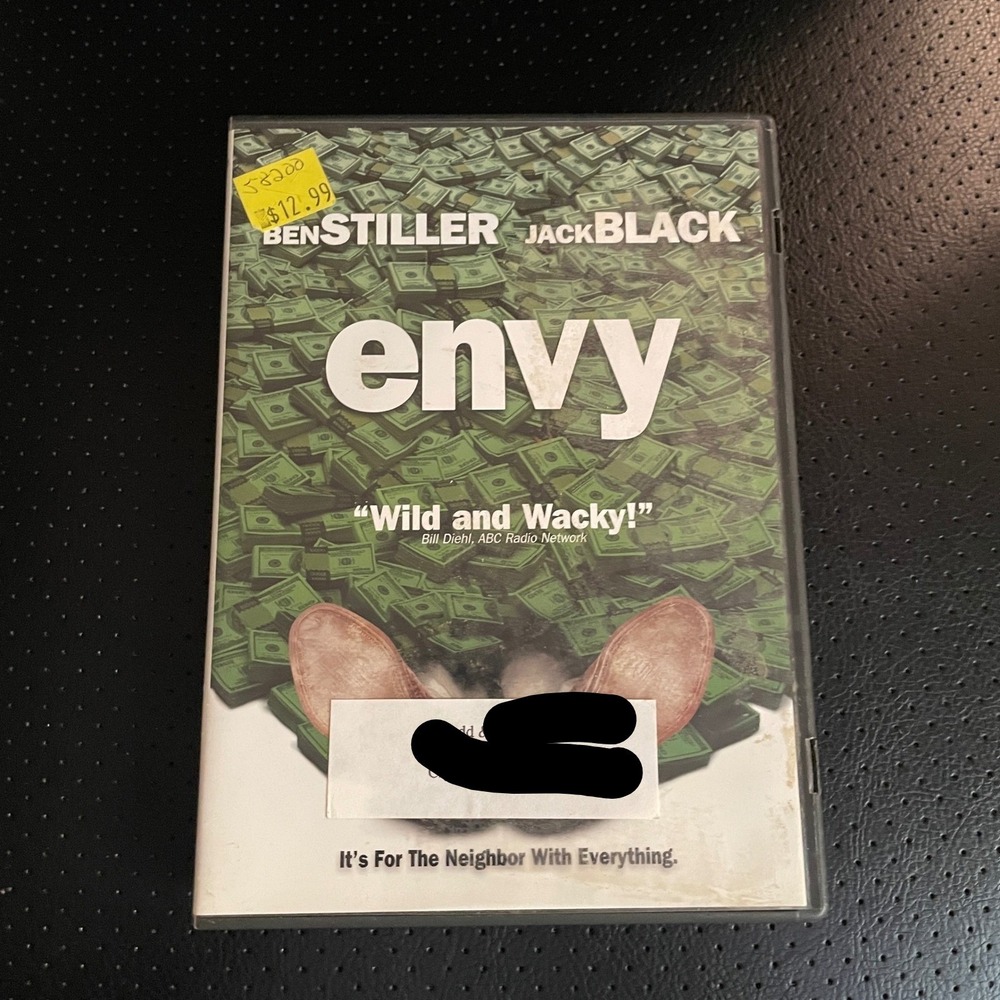 Envy DVD 2004 Ben Stiller Jack Black Comedy Movie Widescreen Full Frame